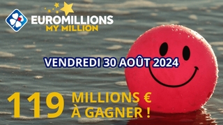 Jackpot Euromillions du vendredi 30 septembre : 150 millions d'euros à remporter !