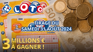 Résultats Loto : Tirage du samedi 31 août 2024