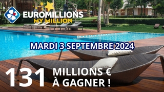 Euromillions : Jackpot impressionnant de 131 millions en jeu ce 3 septembre !