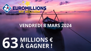 Euromillions : Terminez la semaine en remportant un jackpot de 63 millions d'euros ce vendredi !