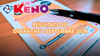 Résultats Keno : Tirages du dimanche 1 septembre 2024