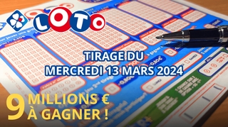 Résultats Loto : Tirage du mercredi 13 mars 2024