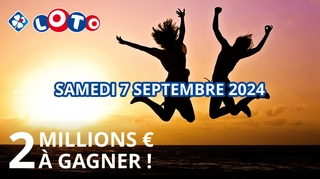 Loto : Tentez votre chance pour le jackpot de 2 millions d'euros ce samedi !