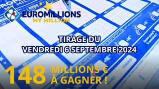 Résultats EuroMillions : Tirage du vendredi 6 septembre 2024