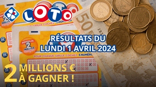 Résultats Loto : Tirage du lundi 1 avril 2024