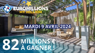 Jackpot Euromillions du mardi 9 avril : Un fantastique 82 millions d'euros à gagner !
