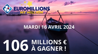 Euromillions : Tentez votre chance pour remporter 106 millions d'euros le 16 avril !
