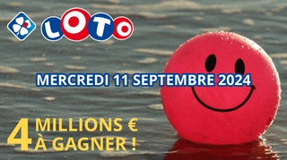 Découvrez le Jackpot Loto: Tentez de gagner 4 millions d'euros ce 11 septembre !