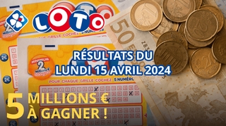 Résultats Loto : Tirage du lundi 15 avril 2024