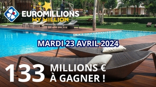 Jackpot Euromillions : 133 millions d'euros en jeu ce 23 avril !