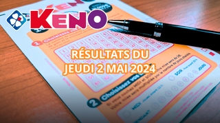Résultats Keno : Tirages du jeudi 2 mai 2024