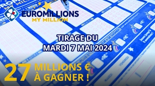 Résultats EuroMillions : Tirage du mardi 7 mai 2024