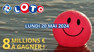 Loto : Tentez votre chance avec le jackpot de 8 millions d'euros ce lundi !