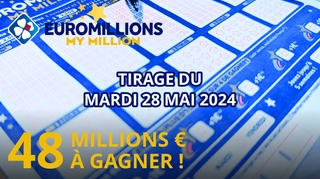Résultats EuroMillions : Tirage du mardi 28 mai 2024
