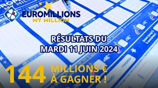 Résultats EuroMillions : Tirage du mardi 11 juin 2024