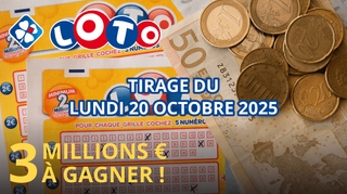 Résultats Loto : Tirage du lundi 20 octobre 2025