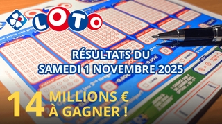 Résultats Loto : Tirage du samedi 1 novembre 2025