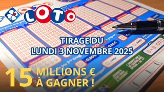 Résultats Loto : Tirage du lundi 3 novembre 2025
