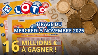Résultats Loto : Tirage du mercredi 5 novembre 2025