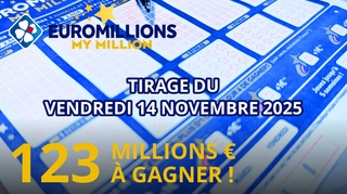 Résultats EuroMillions : Tirage du vendredi 14 novembre 2025