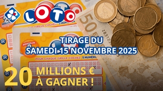 Résultats Loto : Tirage du samedi 15 novembre 2025