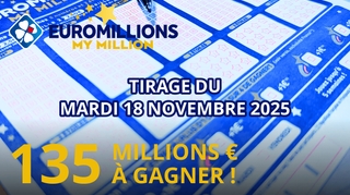 Résultats EuroMillions : Tirage du mardi 18 novembre 2025
