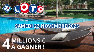 Loto : Jackpot de 4 millions ce 22 novembre !