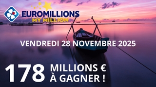 Euromillions : Tentez votre chance pour le jackpot colossal de 178 millions d'euros ce vendredi !