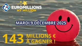 Jackpot Euromillions : Avis de tempête sur un jackpot de 143 millions d'euros ce 9 décembre!