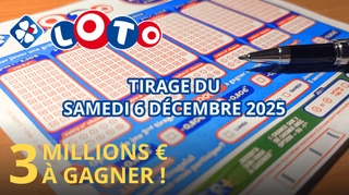 Résultats Loto : Tirage du samedi 6 décembre 2025