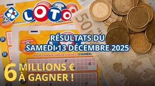 Résultats Loto : Tirage du samedi 13 décembre 2025
