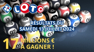 Résultats Loto : Tirage du samedi 13 juillet 2024