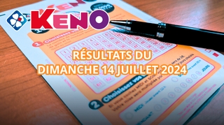 Résultats Keno : Tirages du dimanche 14 juillet 2024