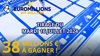 Résultats EuroMillions : Tirage du mardi 16 juillet 2024