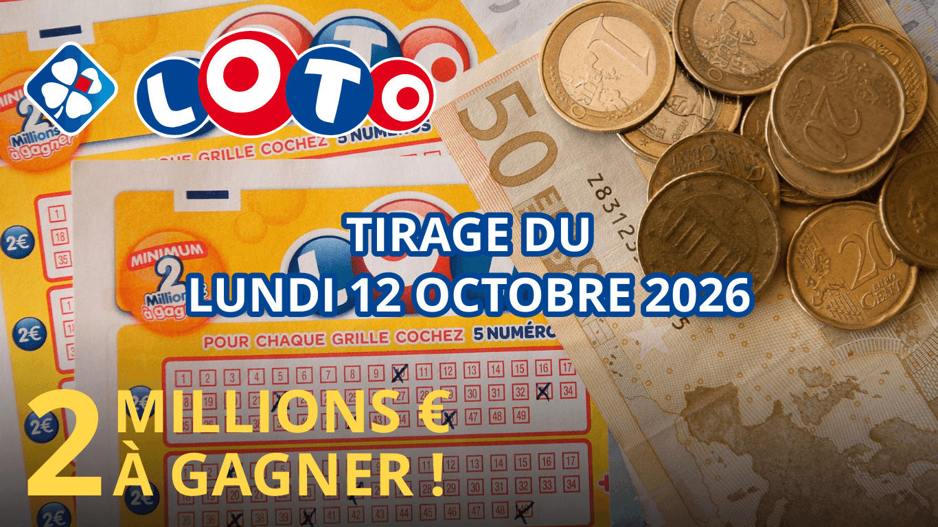 Résultats Loto : Tirage du lundi 12 octobre 2026 | Tous les Résultats