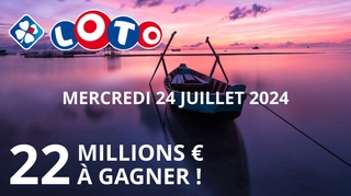 Loto : Une cagnotte exceptionnelle de 22 millions d'euros à décrocher ce mercredi !