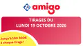 Résultats Amigo du lundi 19 octobre 2026