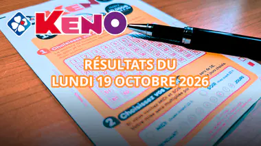 Résultats Keno du lundi 19 octobre 2026