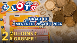 Résultats Loto : Tirage du mercredi 28 août 2024